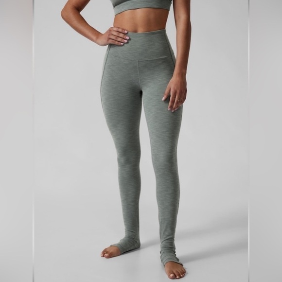 Athleta Elation Over The Hill Tight Legging Extra Long Elation Gray/Green XS - Picture 1 of 14